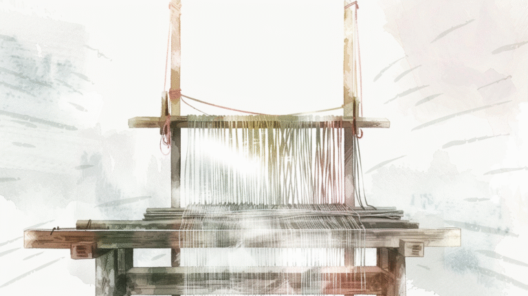 Loom weaving metaphor for parts work and chronic symptoms, symbolizing internal healing through nervous system support