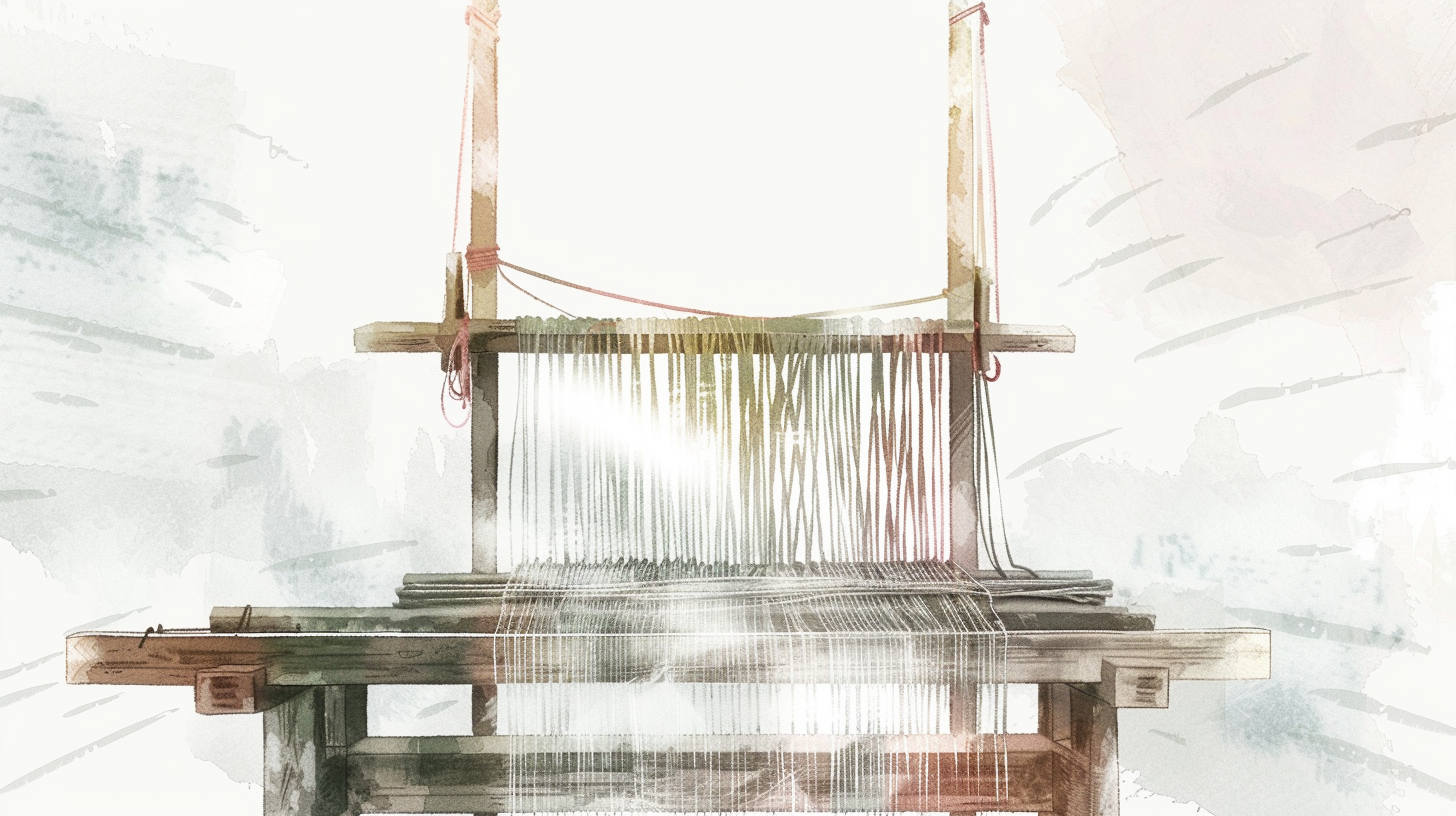 Loom weaving metaphor for parts work and chronic symptoms, symbolizing internal healing through nervous system support